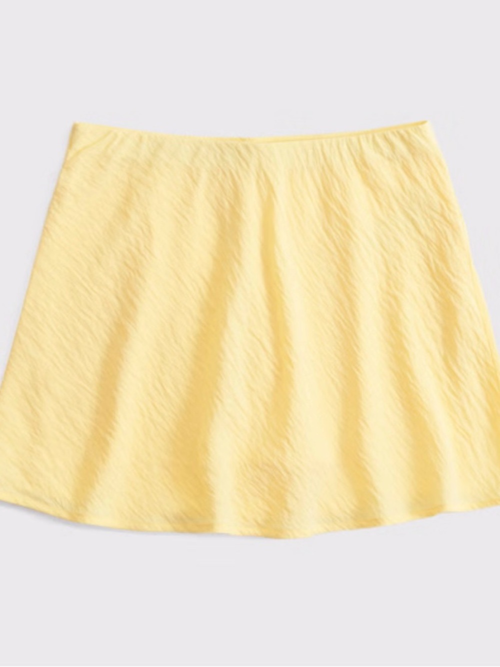 Abercrombie & Fitch Sienna mini skort Light Yellow skirt XXS